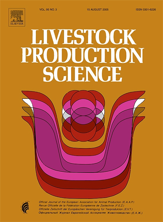 Go to journal home page - Livestock Production Science